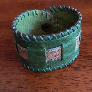 Leather cuff bracelet